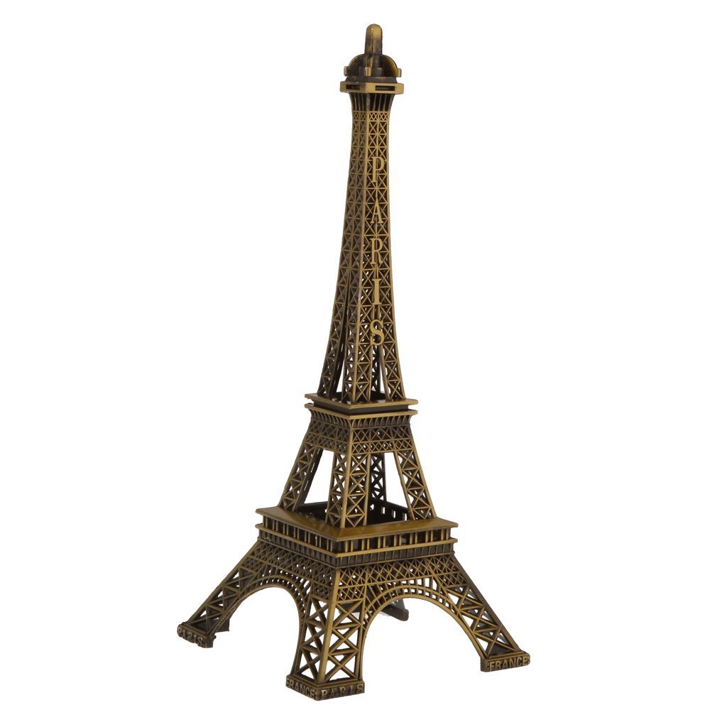 特大 光るエッフェル塔 オブジェ パリ アンティーク調 パリで購入 現行品のエッフェル塔のライト点灯式のオブジェ【sou-006/23.5cm